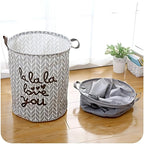 Home Charm Laundry Basket — product in use