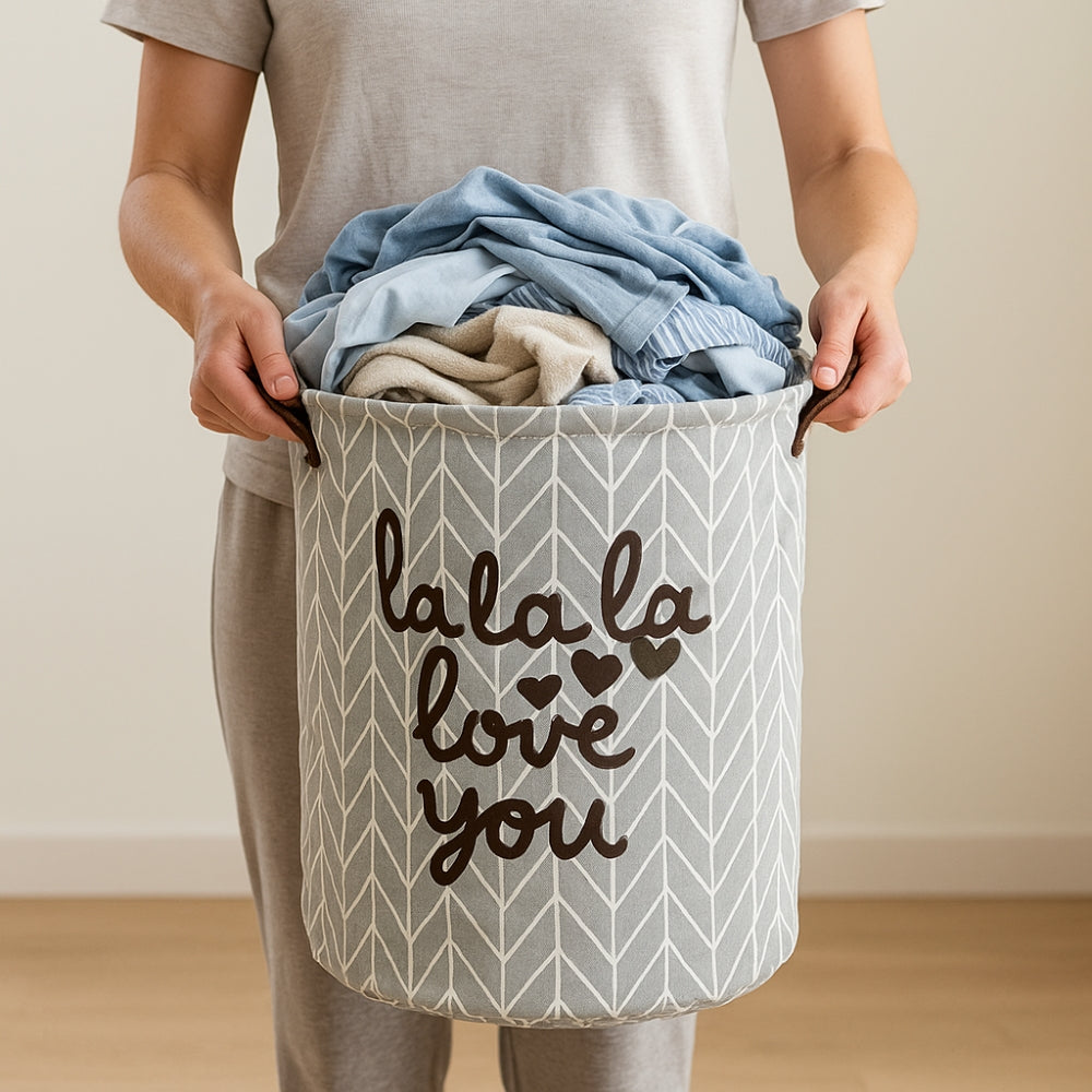 Home Charm Laundry Basket — main product photo