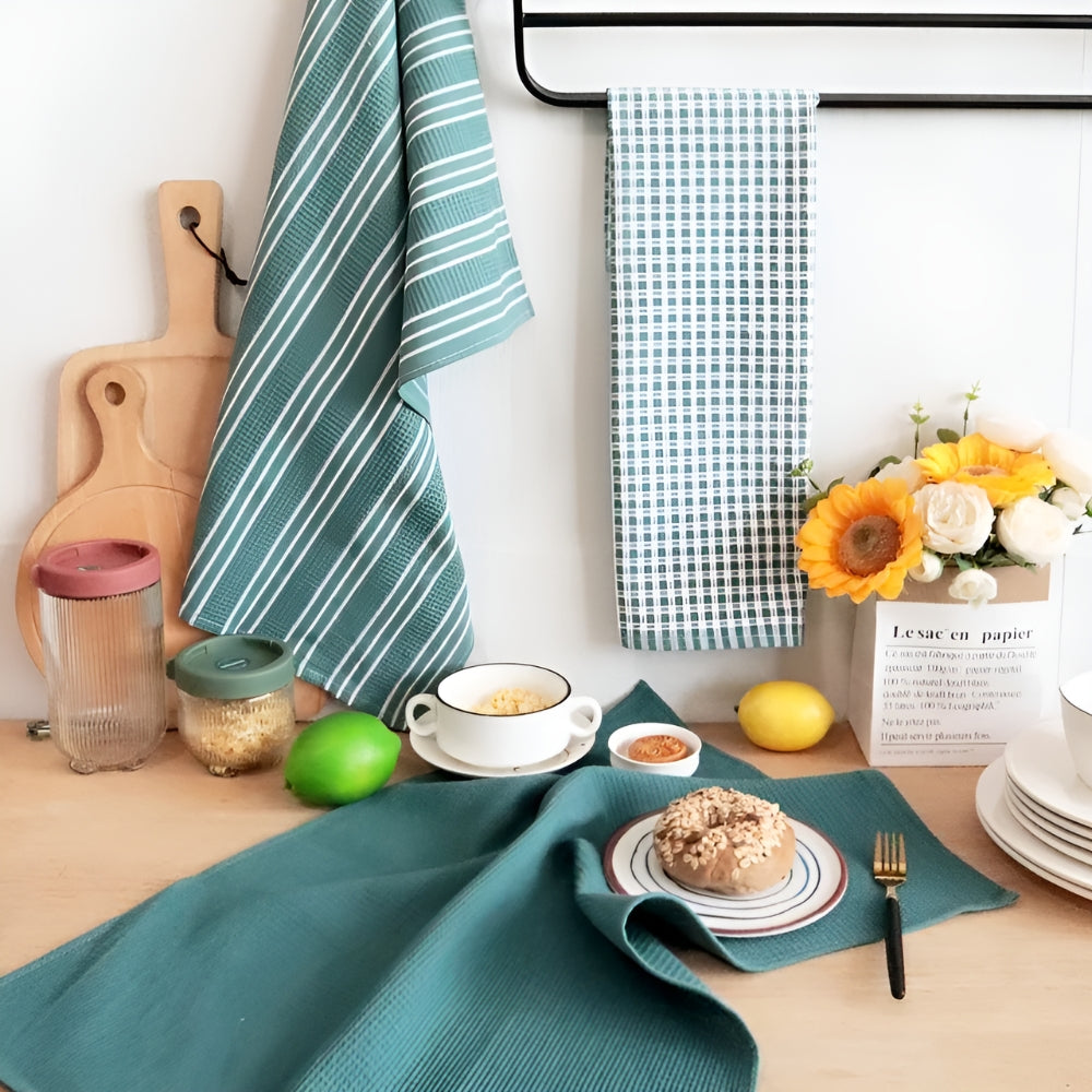 Home Essentials Kitchen Tea Towels Set — product in use