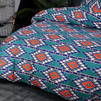 Indara Boho Tribal Print Quilt Cover Set — product close-up