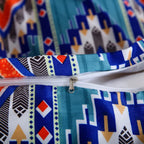 Indara Boho Tribal Print Quilt Cover Set — product in use