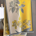 Iris Floral Soft Scarf Shawl — main product photo