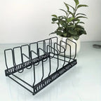 Iron Dish Pot Lid and Utensils Storage Rack — additional view