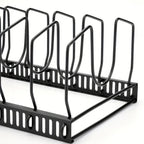 Iron Dish Pot Lid and Utensils Storage Rack — size and scale reference