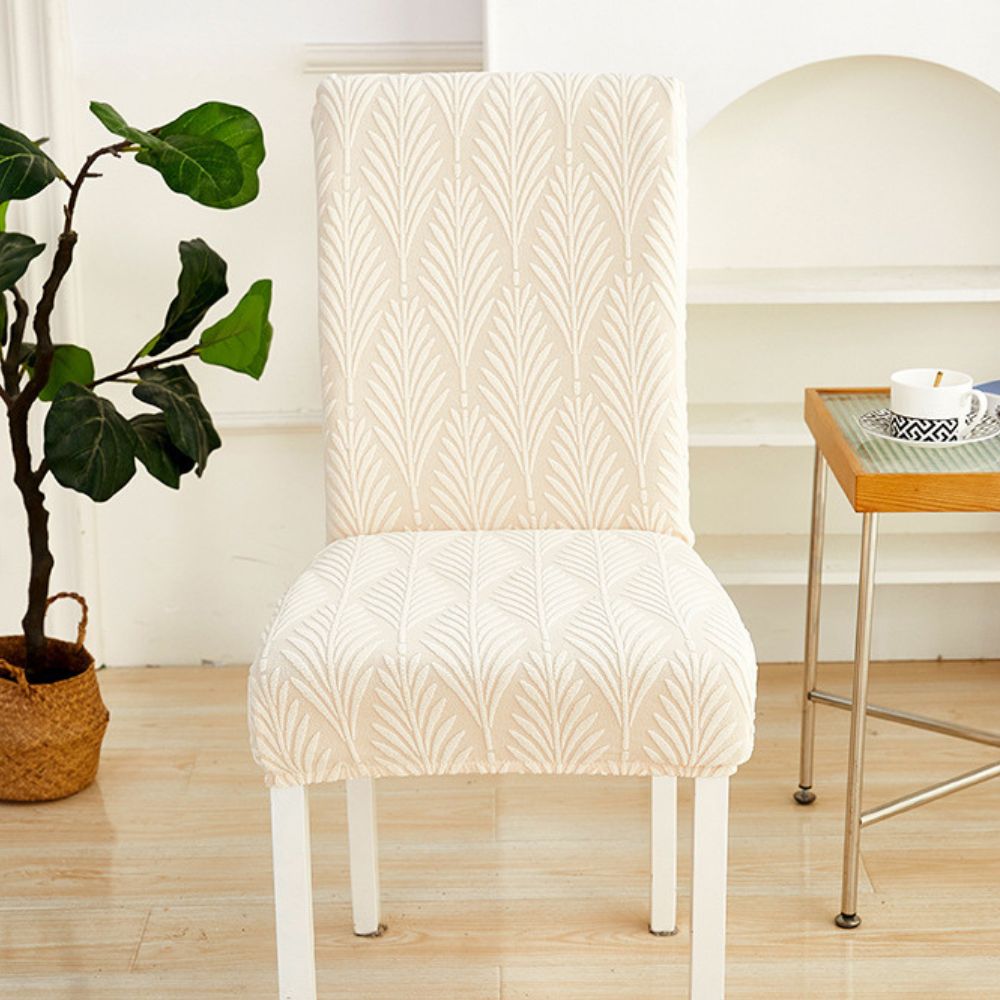 Jacquessa Elastic Jacquard Chair Cover — product in use