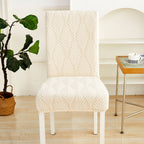 Jacquessa Elastic Jacquard Chair Cover — product in use