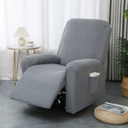 Juno Fitted Recliner Chair Cover Soft Pocket — size and scale reference