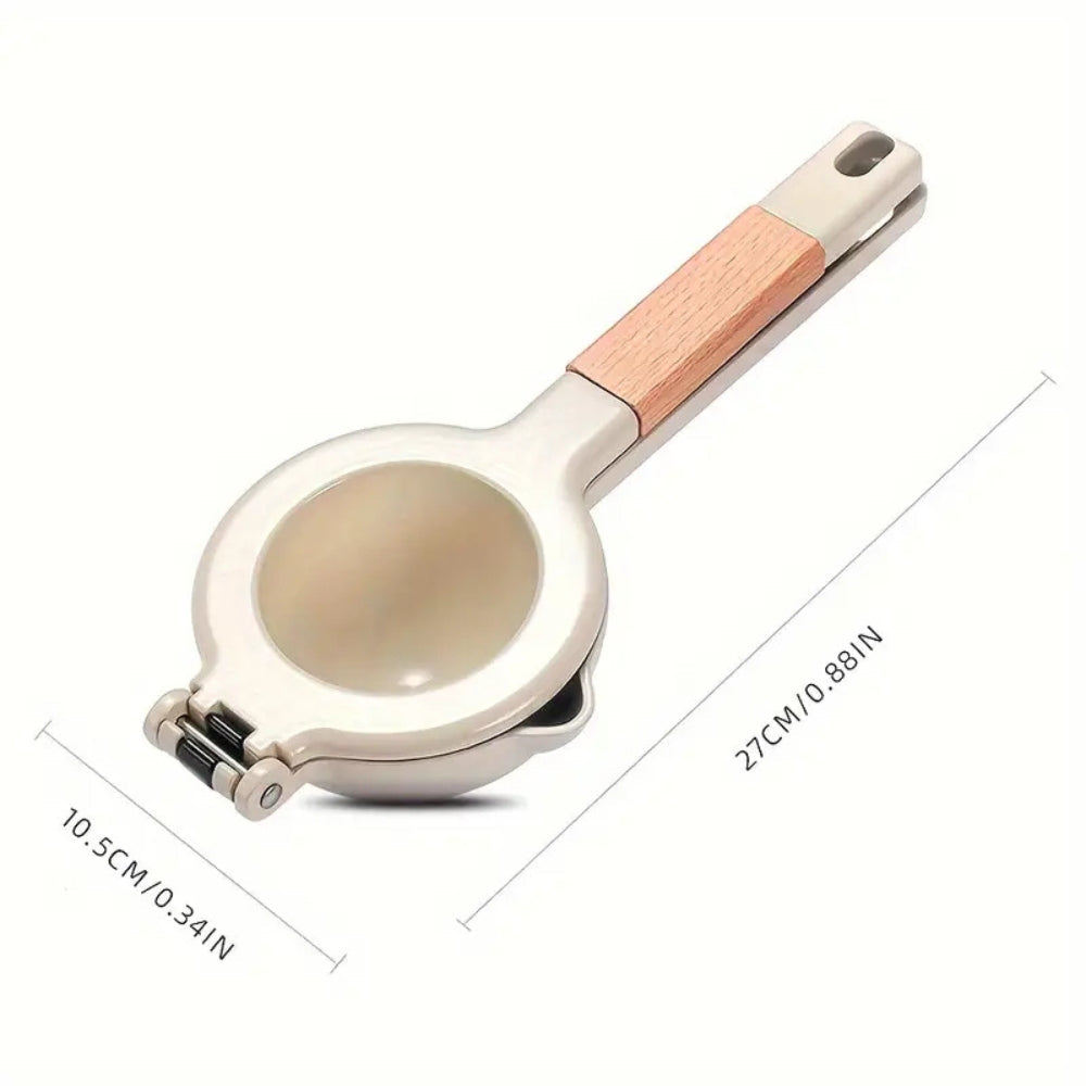 Elegant Stainless Steel Manual Lemon Squeezer — alternate angle view