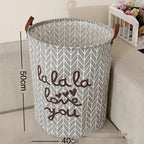 Home Charm Laundry Basket — alternate angle view