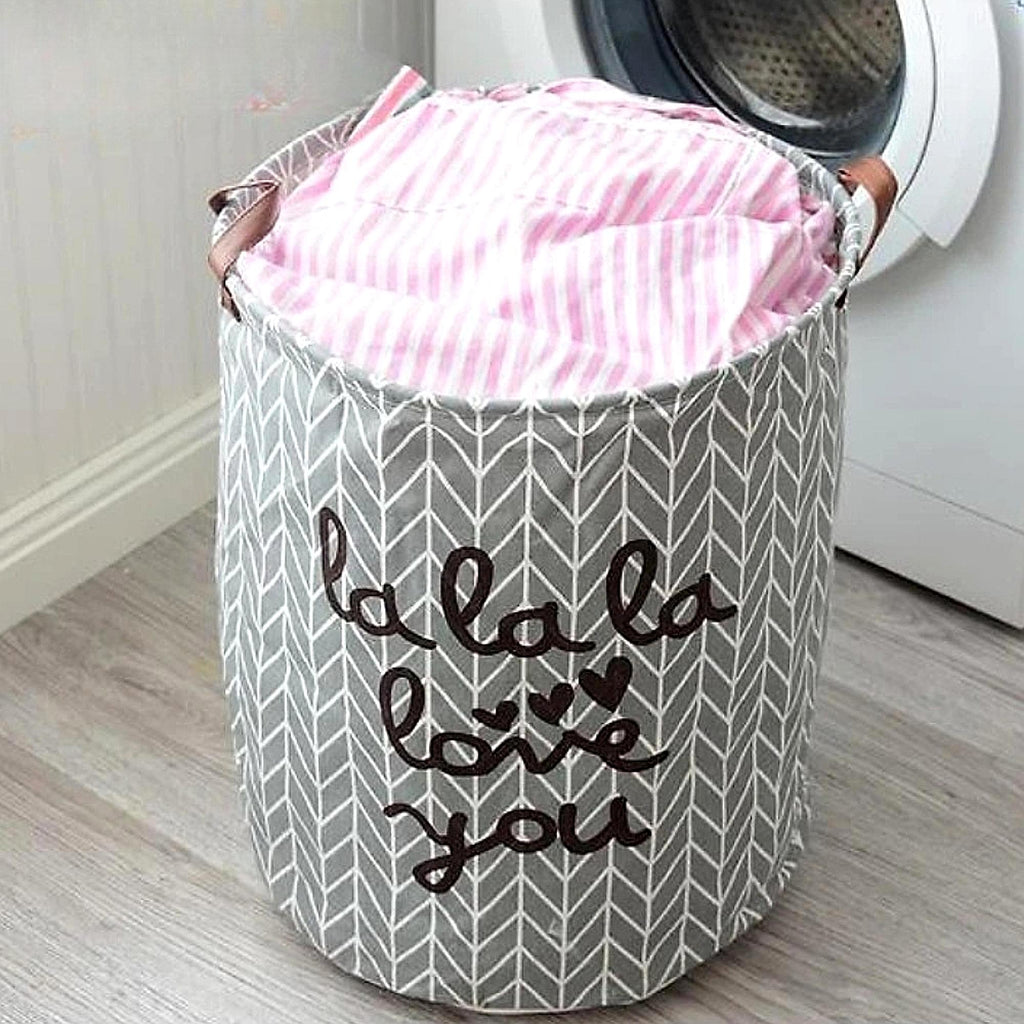 Home Charm Laundry Basket — product close-up