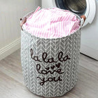 Home Charm Laundry Basket — product close-up