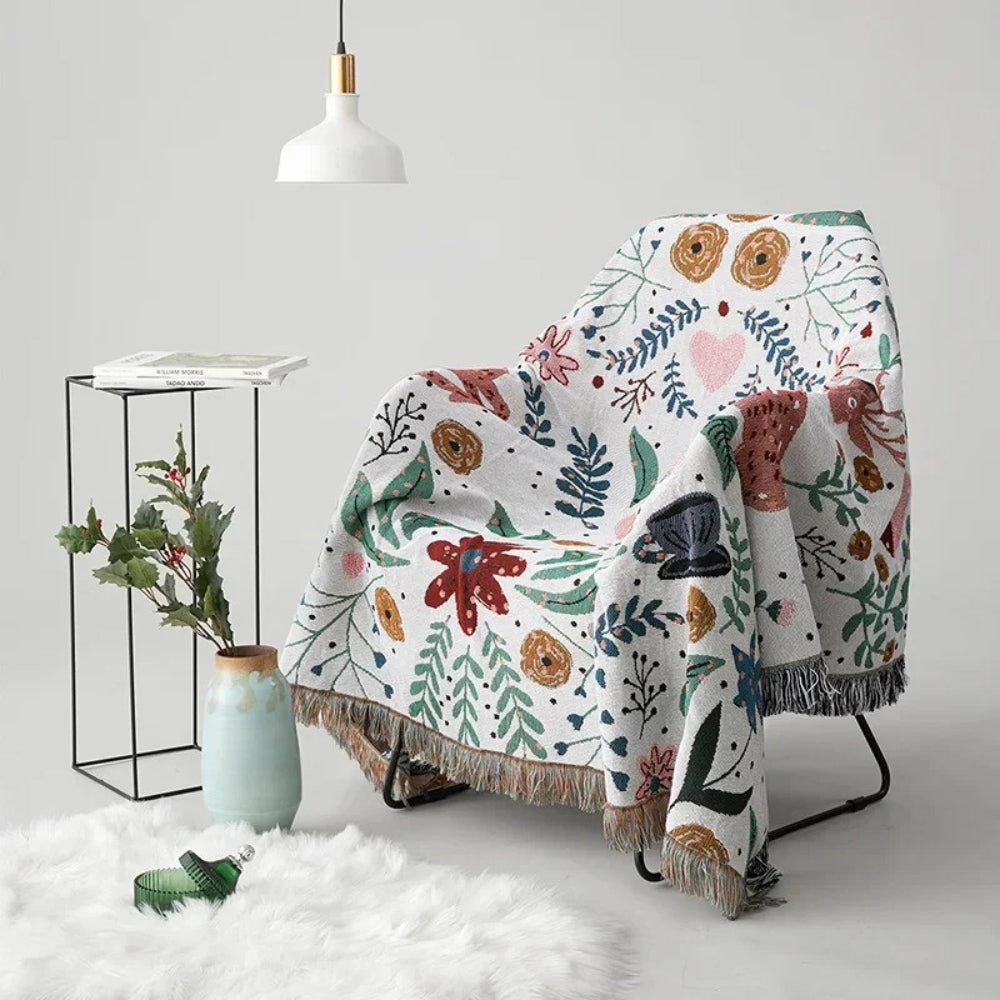 Laurel Nature-Inspired Soft Blanket — main product photo