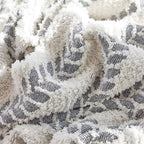 Leaf Fringed Lace Sofa Cover — additional view