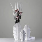 Leafline Ceramic Vase — product detail view