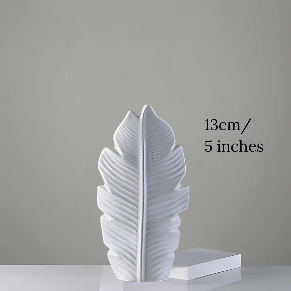 Leafline Ceramic Vase — lifestyle shot