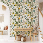 Lemon Bluebird PVC Adhesive Wallpaper — additional view