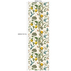 Lemon Bluebird PVC Adhesive Wallpaper — alternate angle view
