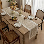 Leona Luxury Linen Table Runner — product in use