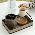 Linéa Faux Leather Display Tray — main product photo
