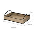 Linéa Faux Leather Display Tray — size and scale reference