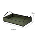 Linéa Faux Leather Display Tray — alternate angle view