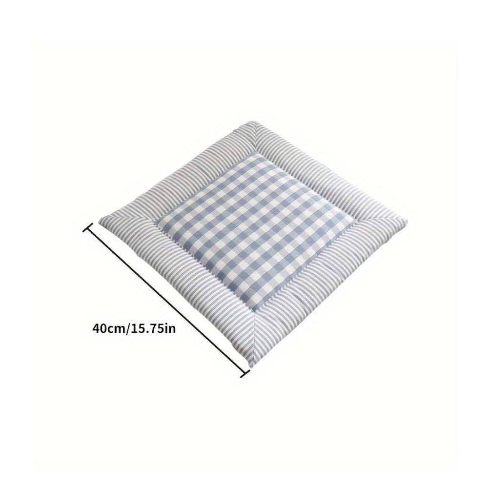 Liven Cotton Seat Pad Dining Chair Cushion — product in use