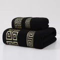 Casa Luxe Athena Cotton Towel Set | 2pcs — size and scale reference