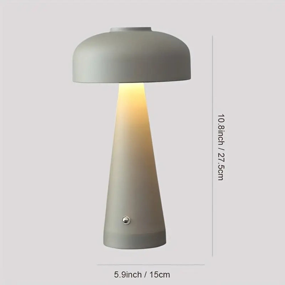 Luna Glow Frosted Table Light — size and scale reference