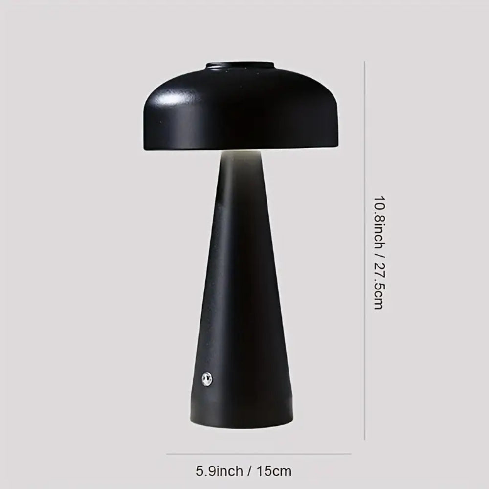 Luna Glow Frosted Table Light — material texture close-up