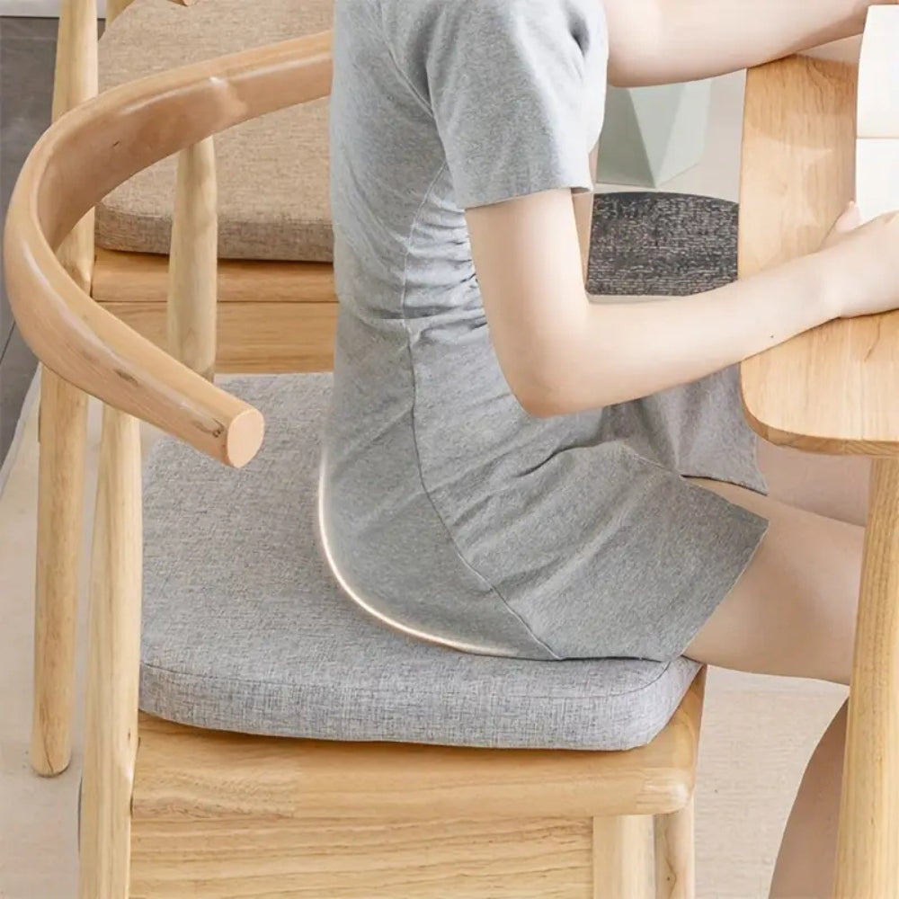 Lunari Tufted Chair Cushion — product in use