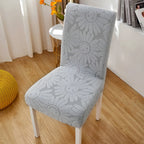 Fleur Smiley Flower Stretch Chair Cover — alternate angle view