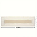 Lush Floral Striped Kitchen Mat — product in use