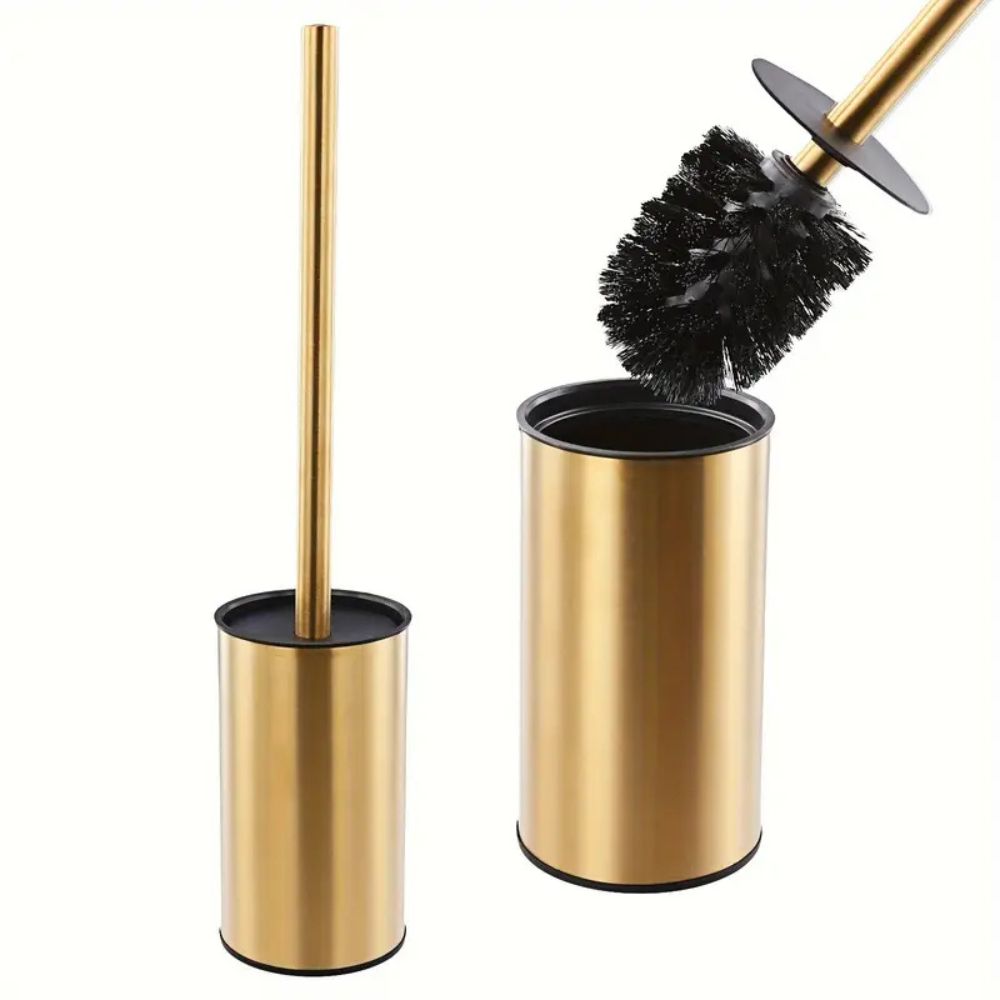 Sanifresh Standing Toilet Brush Set — product in use