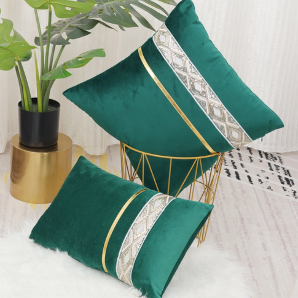 Luxe Stripe Cushion Cover — product detail view