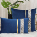 Luxe Stripe Cushion Cover — lifestyle shot