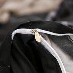 Luxe Black Marble | 3pcs Quilt Cover Sets — product in use