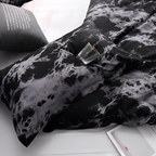 Luxe Black Marble | 3pcs Quilt Cover Sets — product close-up