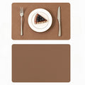 Luxury Vintage Leather Placemat — alternate angle view