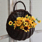 Maison Handwoven Hanging Basket — lifestyle shot
