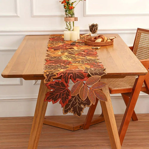 Autumn Leaves Table Runner for Dining Decor — main product photo