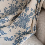 Maribelle Floral Lace-Trimmed Curtain — lifestyle shot