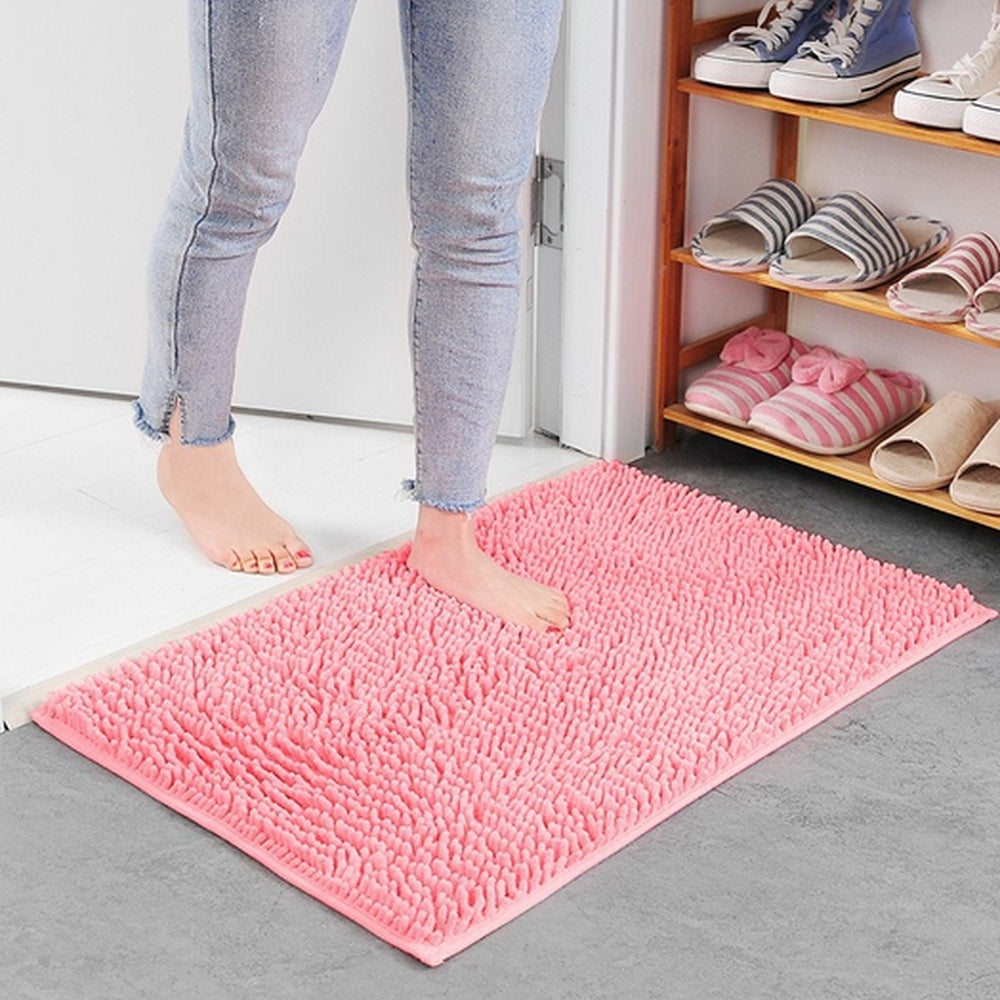 Mavi Soft Chenille Bath Mat — additional view