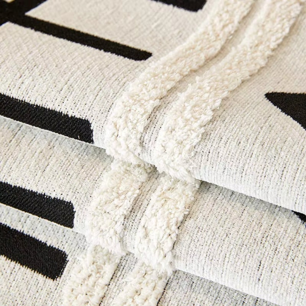 Maze Four-Season Chenille Sofa Cover — lifestyle shot