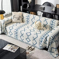 Maze Four-Season Chenille Sofa Cover — alternate angle view