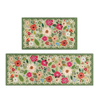 Meadow Boho Floral Kitchen Mat Set — product in use