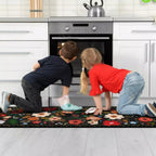Meadow Boho Floral Kitchen Mat Set — lifestyle shot