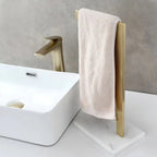 Minimalist Bathroom Vanity Double Towel Rack — lifestyle shot