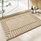 Minimalist Stripe Bath Rug Mat — main product photo