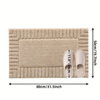 Minimalist Stripe Bath Rug Mat — product feature detail