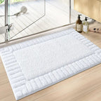 Minimalist Stripe Bath Rug Mat — alternate angle view